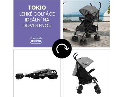 Asalvo TOKIO golfáče 6 m - 15 kg anthracite