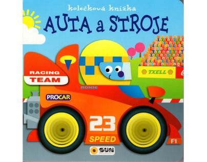 Sun Auta a stroje Kolečková knížka leporelo