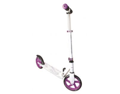 Authentic Koloběžka skládací bílá a fialová Průměr kol 200 mm