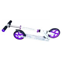 Authentic Koloběžka skládací bílá a fialová Průměr kol 200 mm 3