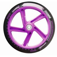 Authentic Koloběžka skládací bílá a fialová Průměr kol 200 mm 5