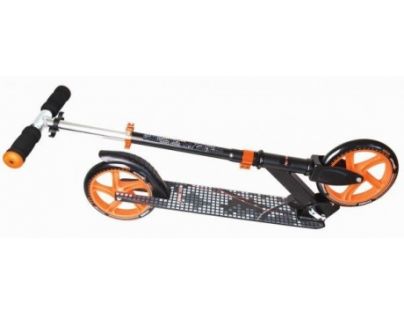 Authentic Koloběžka skládací černá a oranžová Průměr kol 200 mm