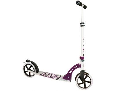 Authentic Sports Koloběžka skládací černá/bílá/fialová 205 mm