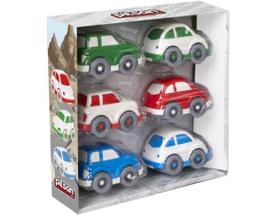 Autíčko mini plastové pro nejmenší 6 ks - Poškozený obal