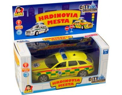 Made Auto City Collection SK 11 cm pullback Záchranná zdravotná služba