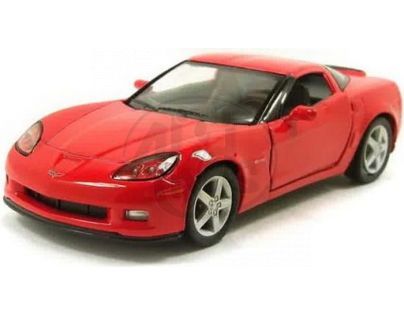 Kinsmart Auto Chevrolet Corvette C6 kov 13cm - Červená