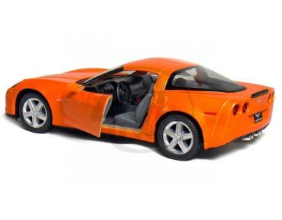 Kinsmart Auto Chevrolet Corvette C6 kov 13cm - Oranžová
