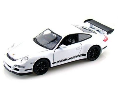 Kinsmart Auto Porsche 911 GT3 RS 2010 kov 12 cm - Bílá