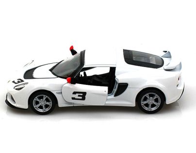 Auto Lotus Exide 1:32 13 cm na zpětné natažení - Bílá