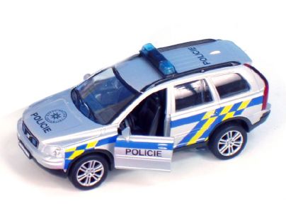 Kids Globe Auto Volvo Policie 14cm na zpětné natažení