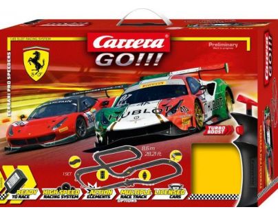 Carrera GO 62551 Autodráha Ferrari Pro Speeders 860 cm