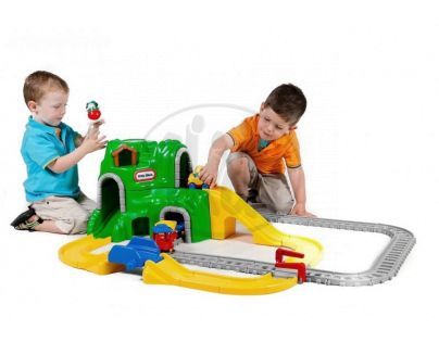 Autodráha se železnicí Little Tikes - Poškozený obal