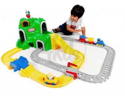 Autodráha se železnicí Little Tikes - Poškozený obal
