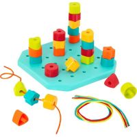 B.Toys Navlékací a stohovací tvary Count & Match