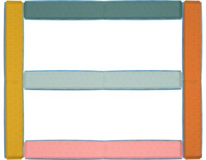 B-Toys Překážková dráha Balance & Hop 10 ks