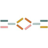 B-Toys Překážková dráha Balance & Hop 10 ks 5