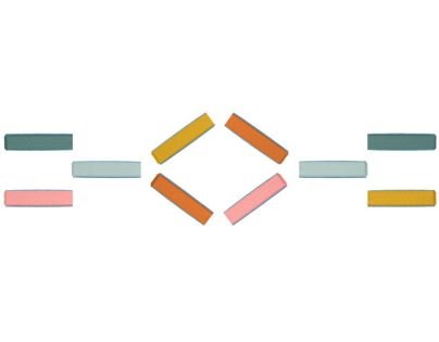 B-Toys Překážková dráha Balance & Hop 10 ks