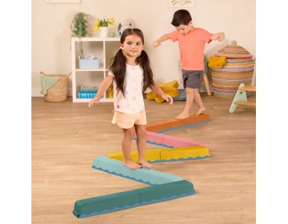 B-Toys Překážková dráha Balance & Hop 10 ks