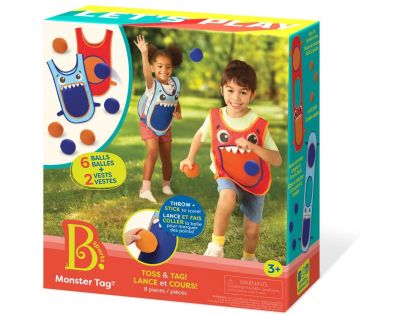 B-Toys Vesty s míčky Monster Tag