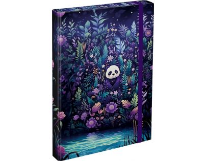 Baagl Desky na školní sešity A4 Jungle Panda