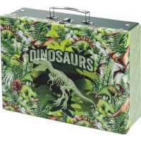 Baagl Skládací školní kufřík Dinosaurus