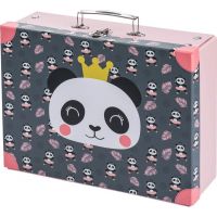 Baagl Skládací školní kufřík Panda
