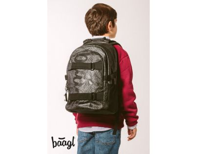 Baagl Školní batoh Skate Ash