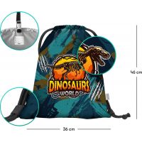 Baagl Školní sáček na obuv Dinosaurs World 2