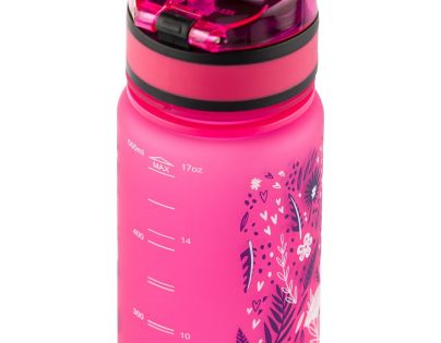Baagl Tritanová láhev na pití Flamingo 500 ml