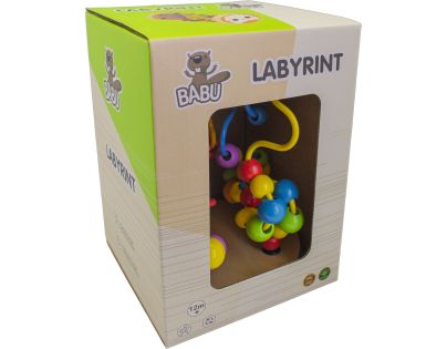BABU - Dřevěná provlékačka Korálky