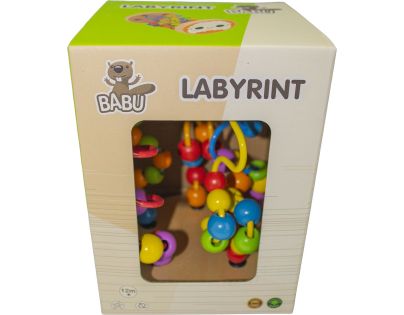 BABU - Dřevěná provlékačka Korálky