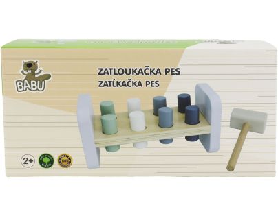 BABU - Dřevěná zatloukačka PES
