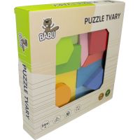 BABU - Dřevěné geometrické puzzle 3