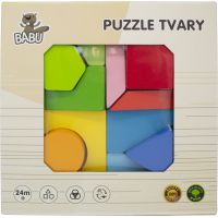 BABU - Dřevěné geometrické puzzle 2