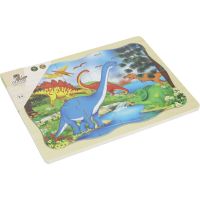BABU - Dřevěné puzzle dinosaurus - 24 dílků 3
