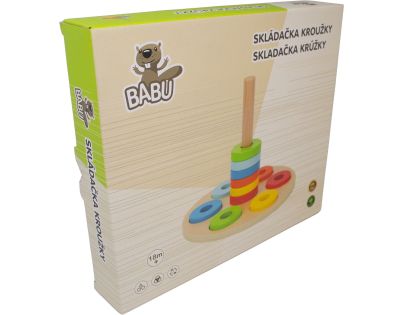 BABU - Hra věž s kroužky