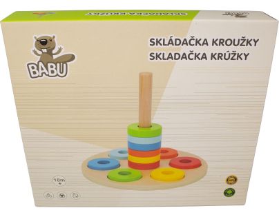 BABU - Hra věž s kroužky