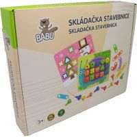 BABU - Logická dřevěná stavebnice DUHA 2