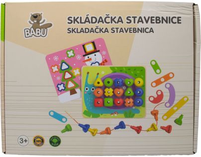 BABU - Logická dřevěná stavebnice DUHA