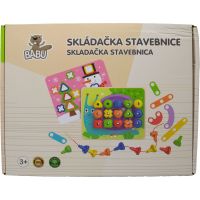 BABU - Logická dřevěná stavebnice DUHA 3