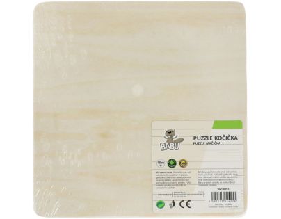 BABU - Ručně vyráběné puzzle - Kočička