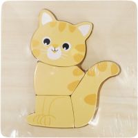 BABU - Ručně vyráběné puzzle - Kočička 2