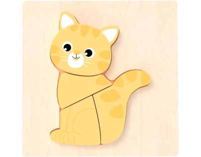 BABU - Ručně vyráběné puzzle - Kočička