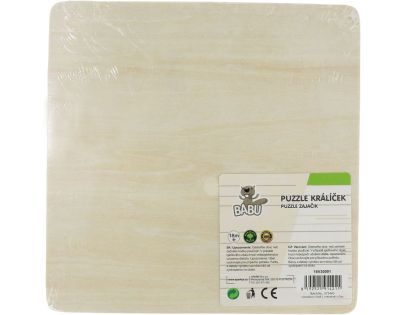 BABU - Ručně vyráběné puzzle - Králíček