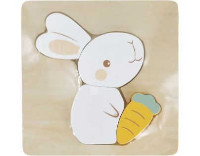 BABU - Ručně vyráběné puzzle - Králíček