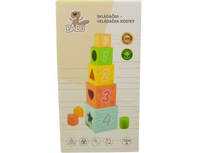 Babu Skládačka - vkládačka kostky