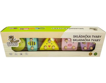 BABU - Skládačka tvary