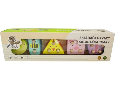 BABU - Skládačka tvary