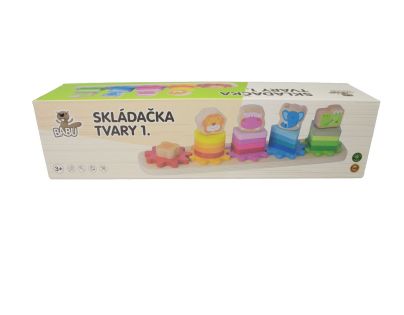 BABU - Skládačka ZVÍŘÁTKA