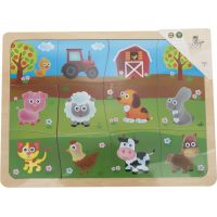 BABU Dětské puzzle se zvířátky z farmy 2